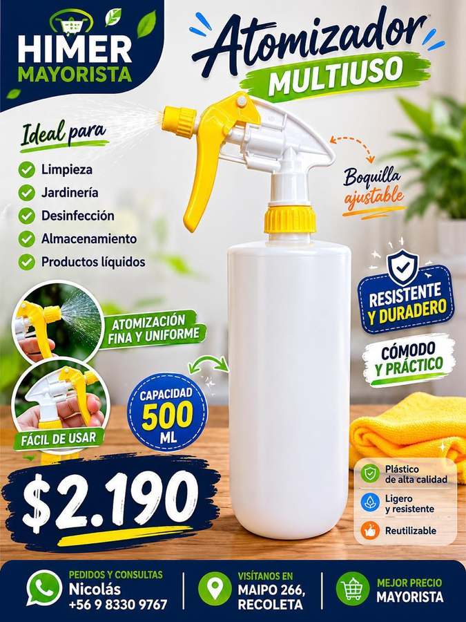 Atomizador multiuso 500 ml