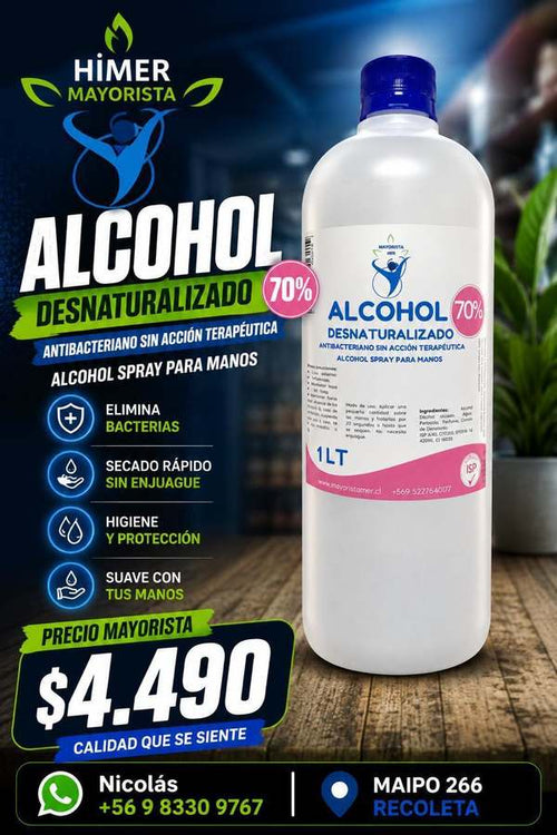 Alcohol desnaturalizado 70%